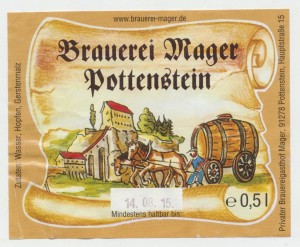 Brauerei Mager Pottenstein Ur- Hell