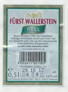Fürst Wallerstein Hell