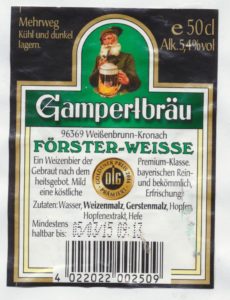 Gampertbräu Förster- Weisse