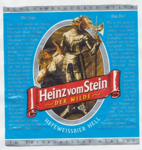 Heinz vom Stein Hefeweissbier Hell