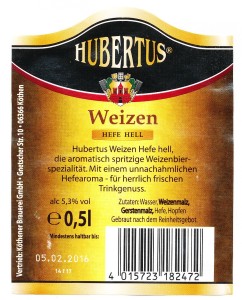Hubertus Weizen Hell