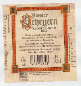 Kloster Scheyern Gold Hell