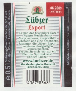 Lübzer Export