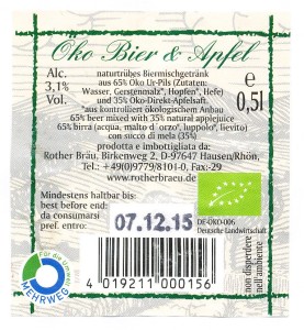 Rother Bräu Bier & Apfel