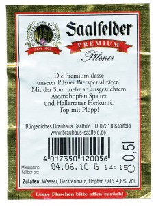 Saalfelder Premium Pilsener