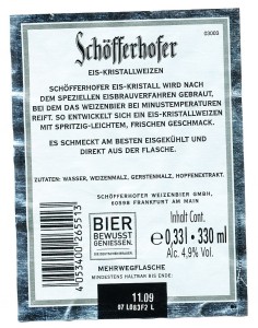 Schöfferhofer Eis- Kristall