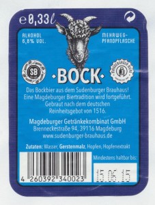 Sudenburger Brauhaus Bock