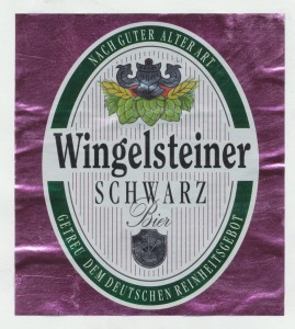 Wingelsteiner Schwarz Bier
