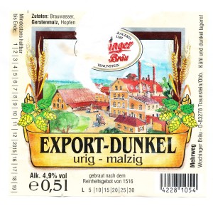 Wochinger Bräu Export Dunkel