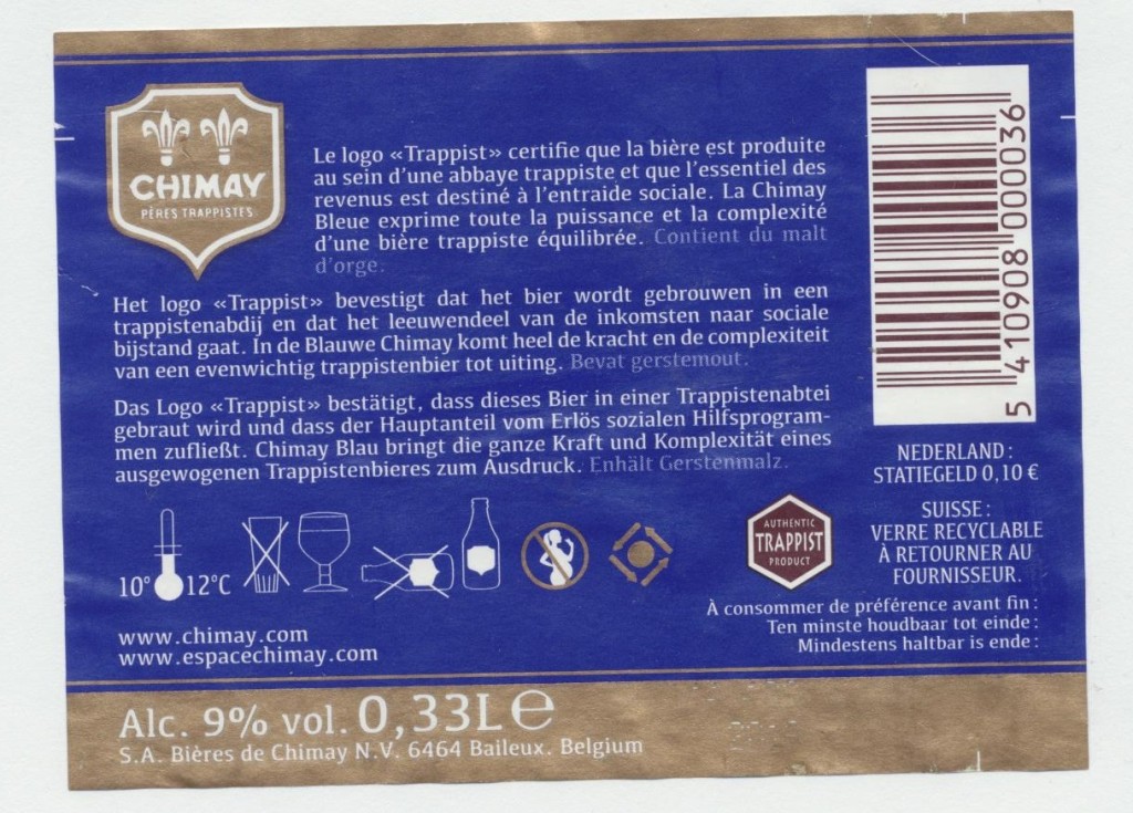 Chimay Blue Cap | BLOG-B.INFO